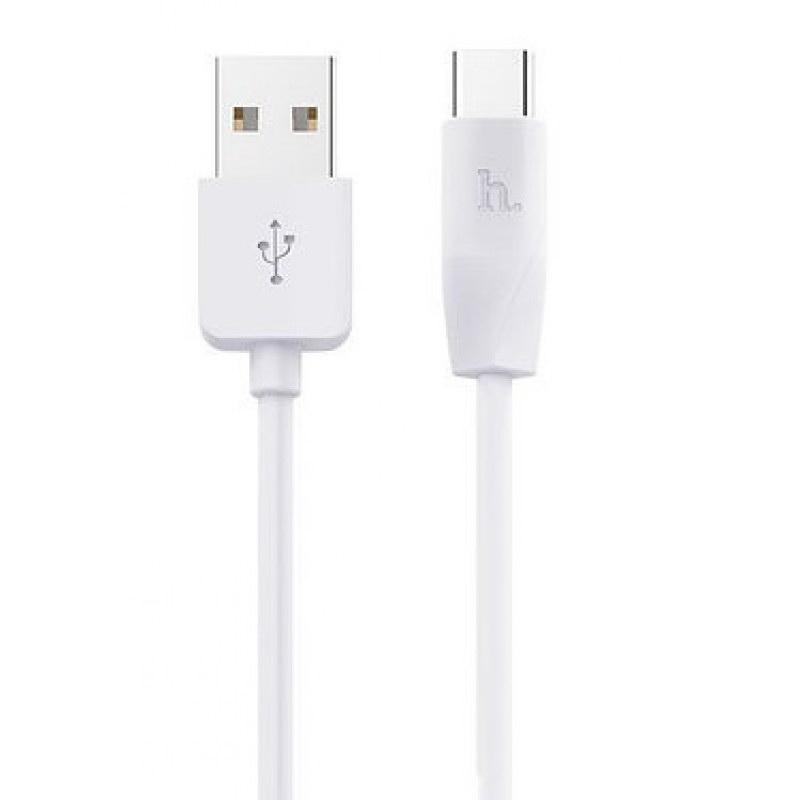 Кабель Hoco USB-Type-C X1 Rapid 100 см White (551179)