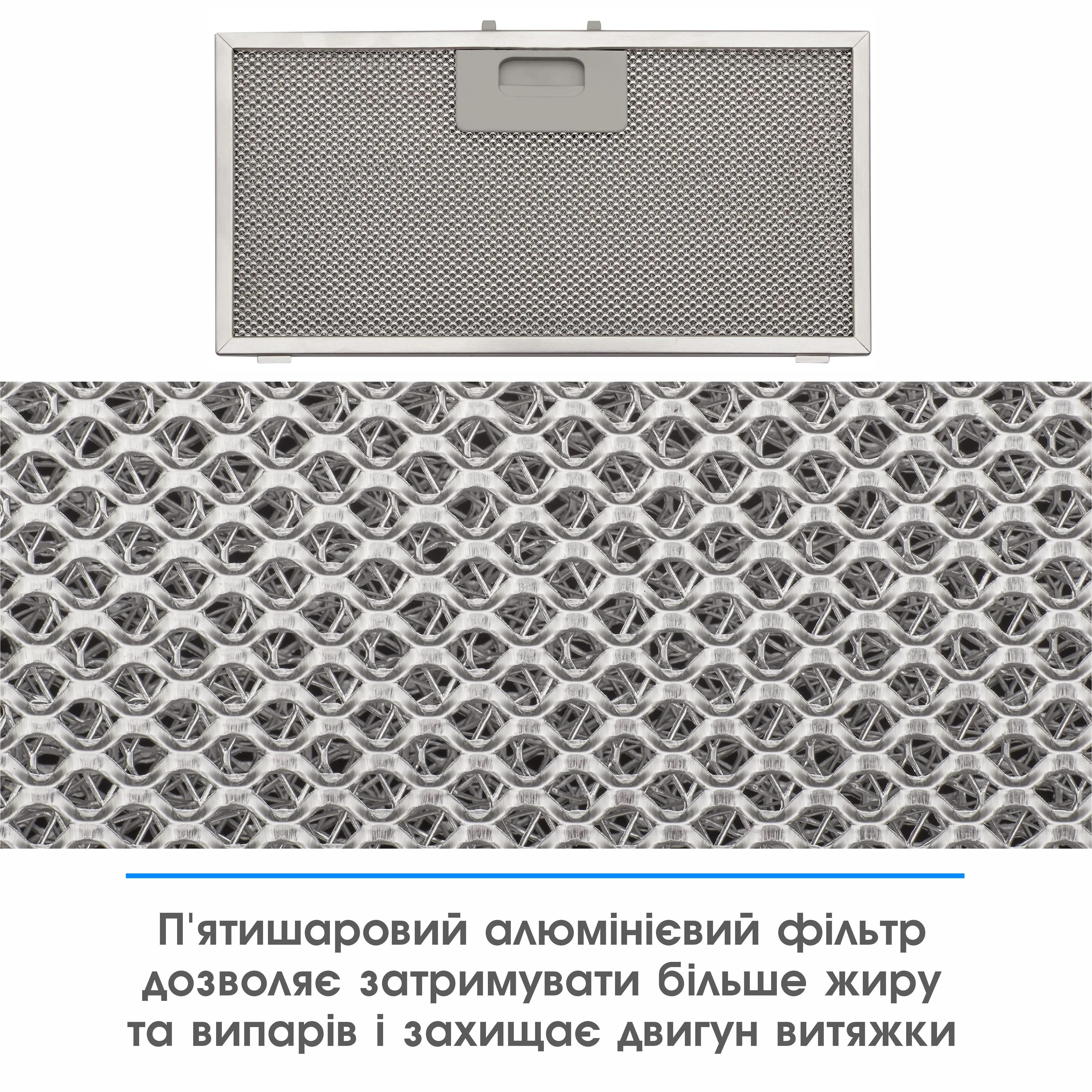 Вытяжка кухонная Eleyus MAGNUS 1200 LED 52 IS нержавеющая сталь сенсор 52 см - фото 13