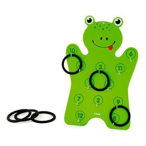 Игровой набор Viga Toys Лягушонок с кольцами (18191)
