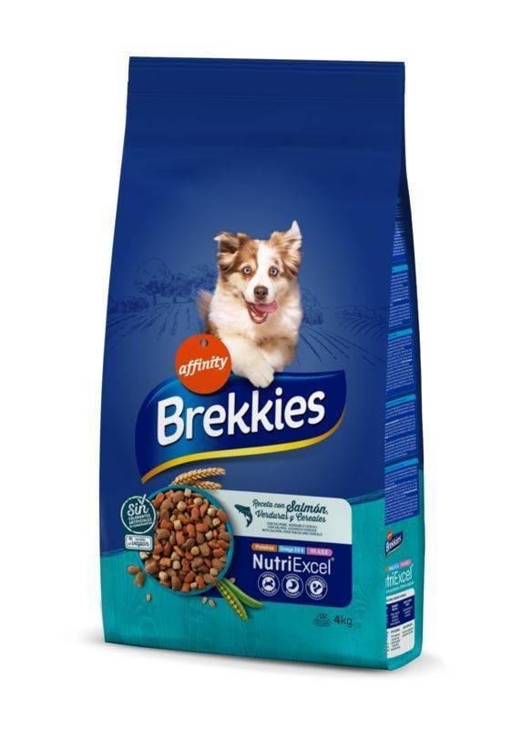 Корм сухий для дорослих собак різних порід Brekkies Dog Fish з лососем 4 кг (962158/8410650871004) - фото 1