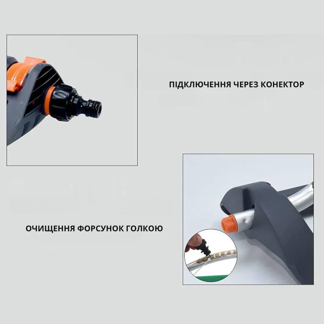 Зрошувач садовий для поливу саду/города Bodasan з регулюванням кута та сили поливу (2456521540) - фото 5 Зрошувач садовий для поливу саду/города Bodasan з регулюванням кута та сили поливу (2456521540) - фото 5