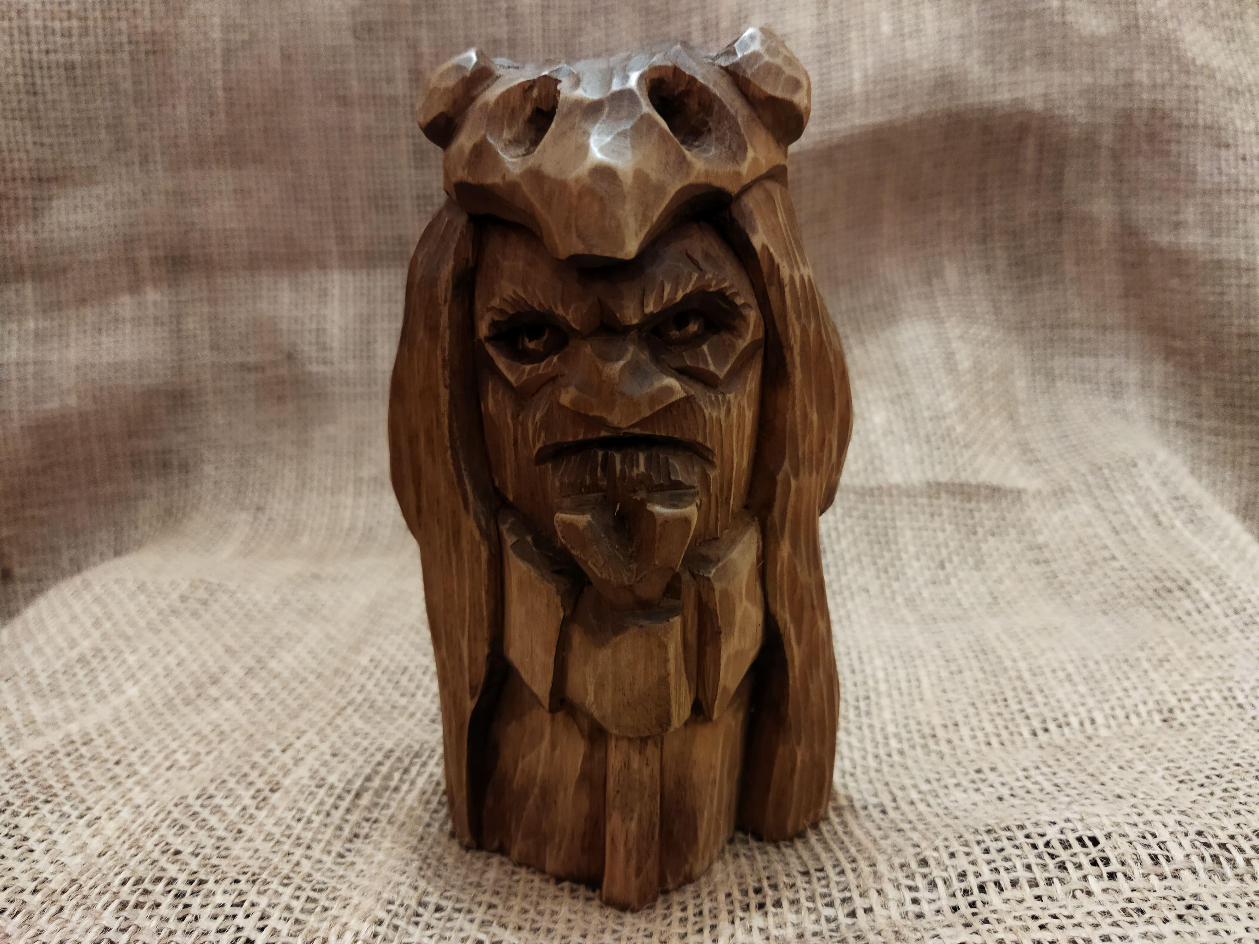 Фигурка бога Велеса из дерева ручная работа (26732092)