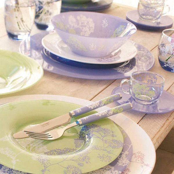 Сервіз столовий Luminarc 19 пр. Purple Mix/Mat (N4651) Сервіз столовий Luminarc 19 пр. Purple Mix/Mat (N4651)