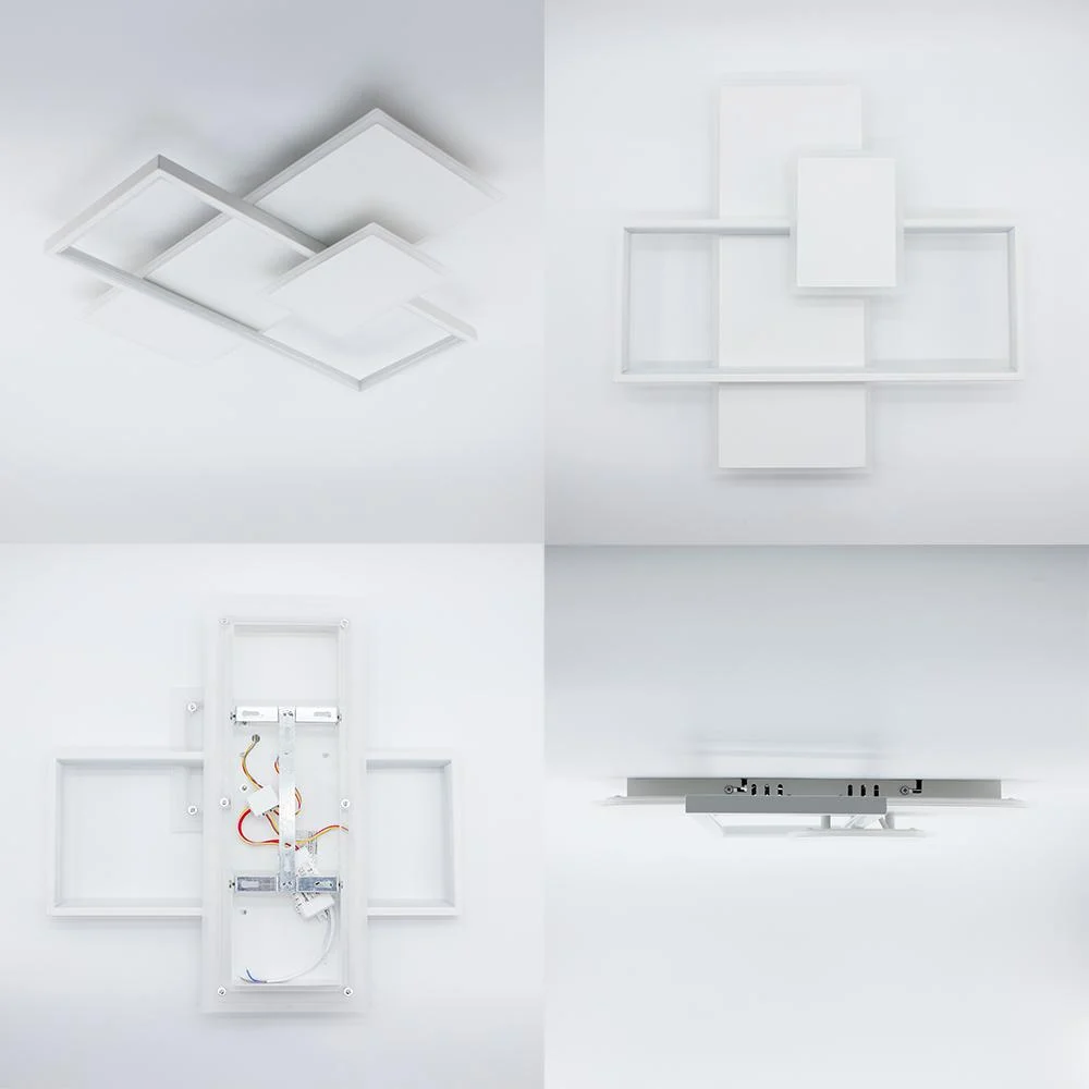 Люстра ESLLSE LAMPARAS 3L с пультом 90 Вт 500x500x61 мм Белый (10560) - фото 7 Люстра ESLLSE LAMPARAS 3L с пультом 90 Вт 500x500x61 мм Белый (10560) - фото 7