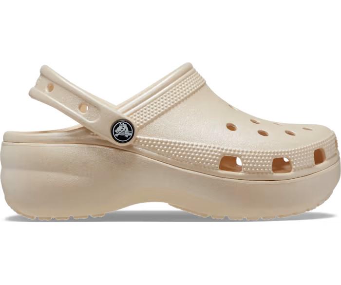 Сабо с блестками Crocs Classic Platform Shimmer р. 40-41 Vanilla (14266731) - фото 6 Сабо с блестками Crocs Classic Platform Shimmer р. 40-41 Vanilla (14266731) - фото 6