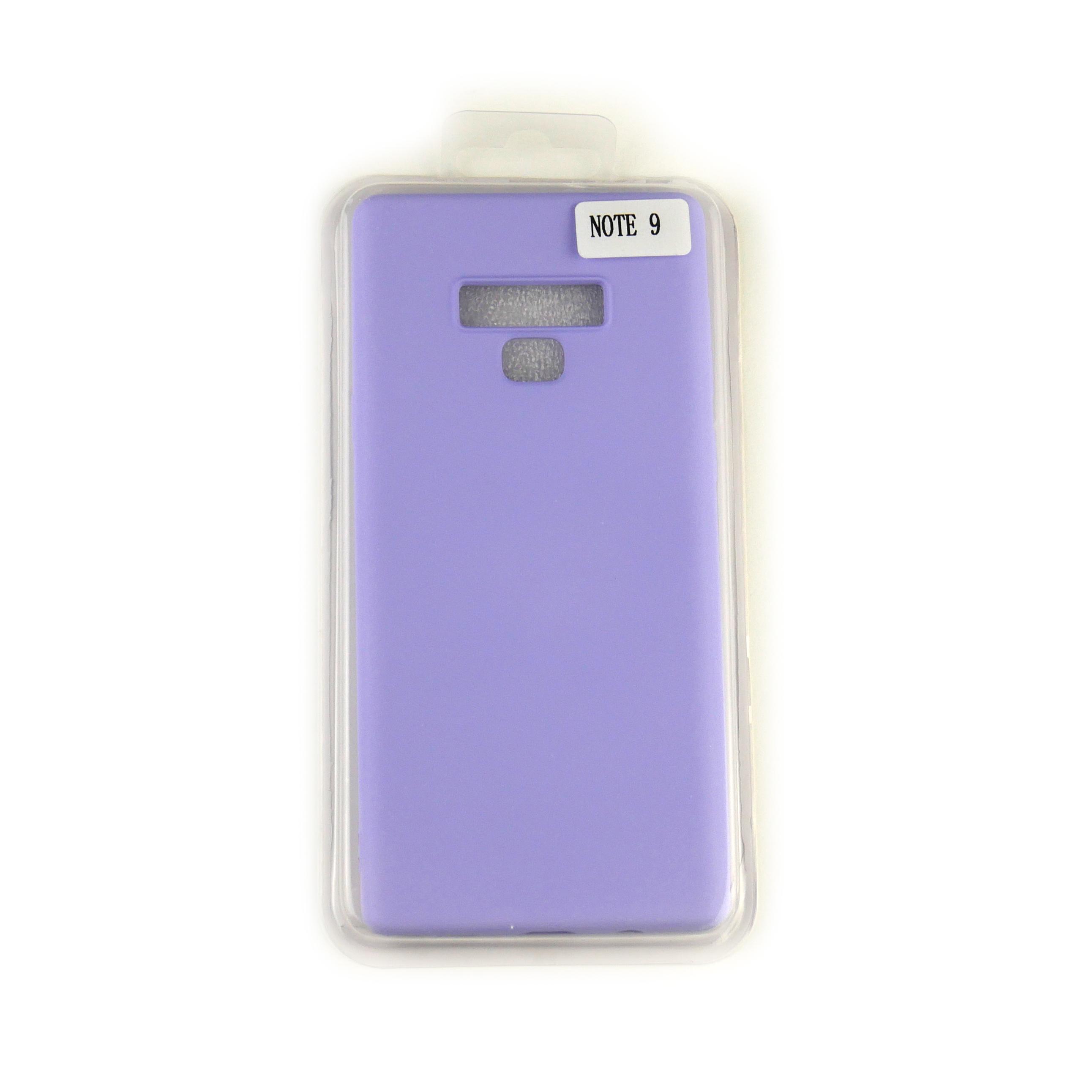 Чехол Silicone Case Full Cover Samsung Note 9 Лавандовый