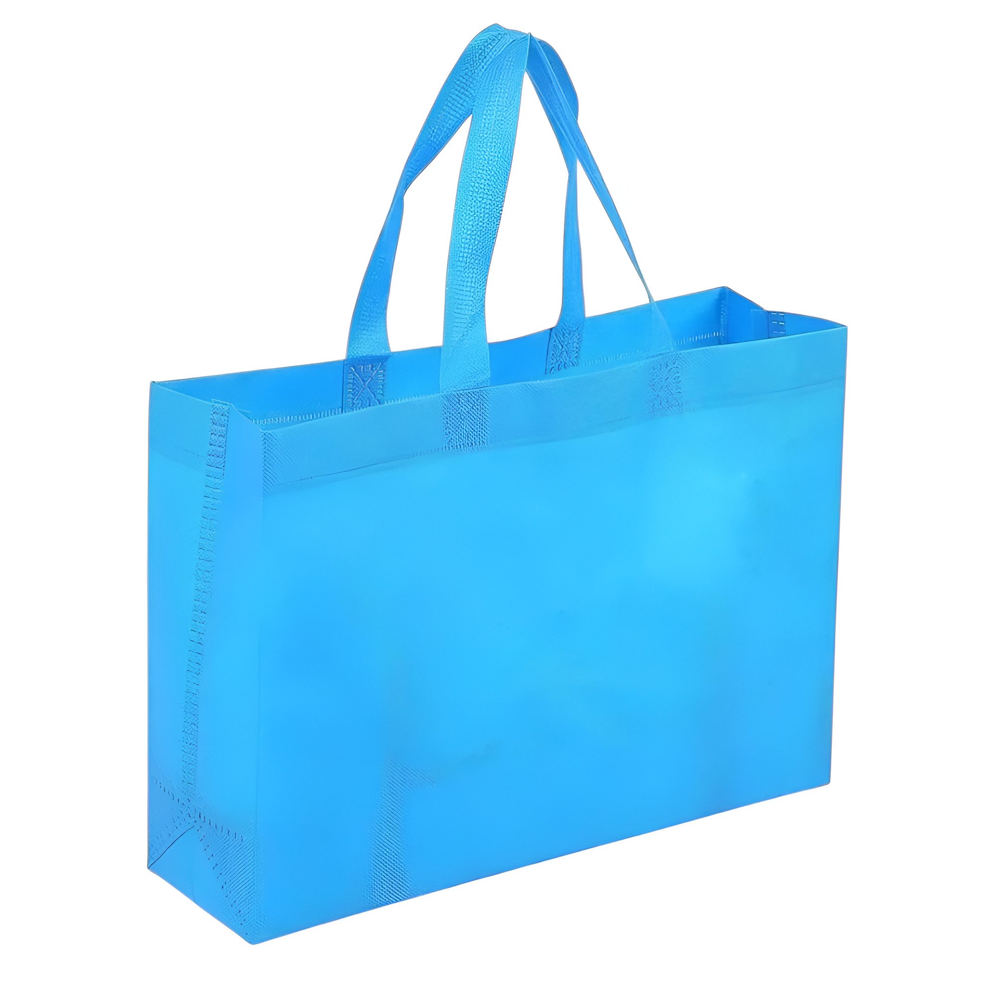 Сумка-шопер Stenson R95462 з нетканого волокна Блакитний (26074844)