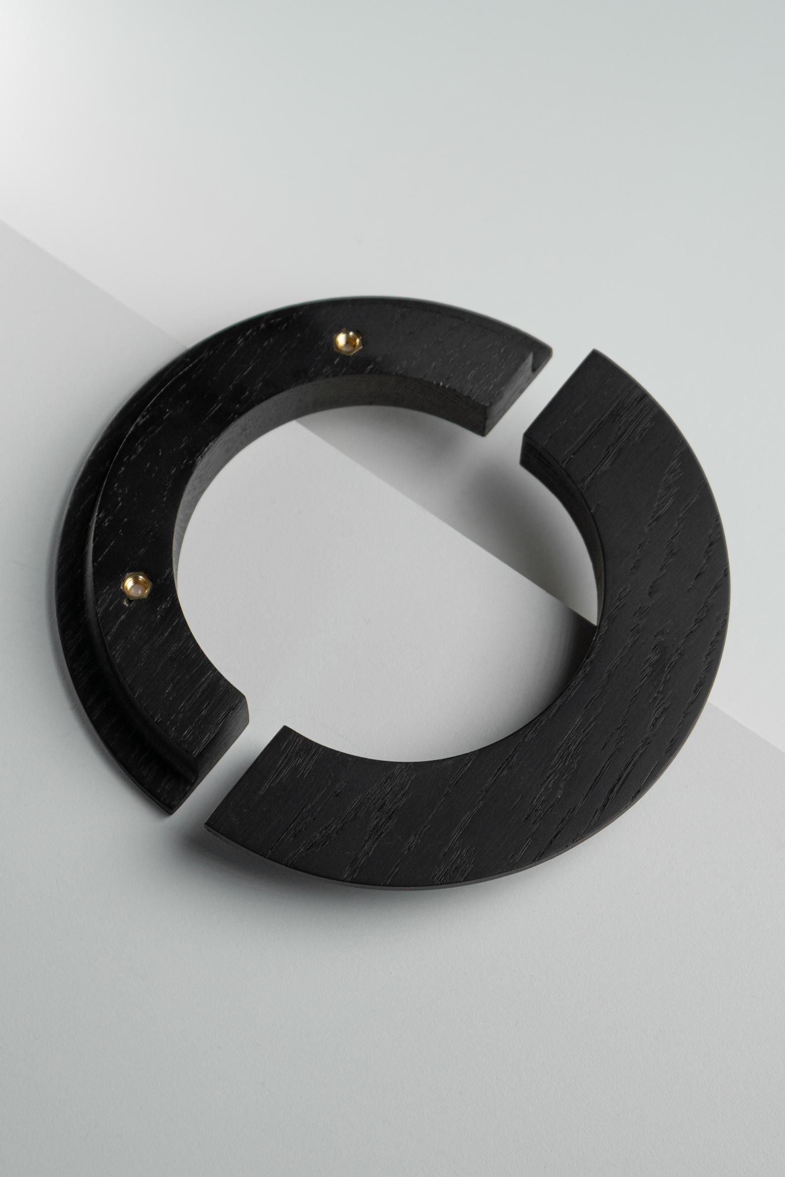 Меблева ручка Bagel із дерева Black 180 мм - фото 7 Меблева ручка Bagel із дерева Black 180 мм - фото 7