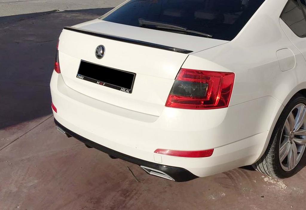 Спойлер DPT V-7 глянецевый DPT для Skoda Octavia III A7 2013-2019 Черный (130953)