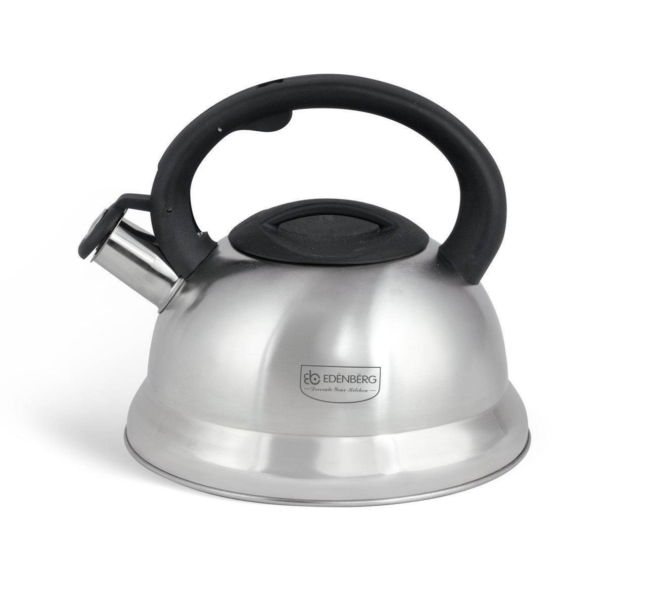 Чайник со свистком Edenberg EB-1347 из нержавеющей стали 3 л (57-46-EB-1347)