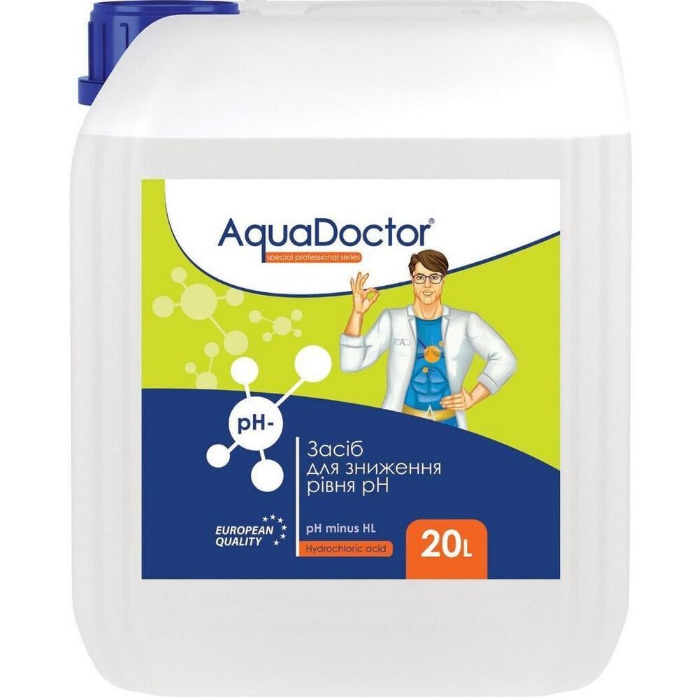 Препарат для зниження pH мінус Aquadoctor 14% соляна кислота 20 л