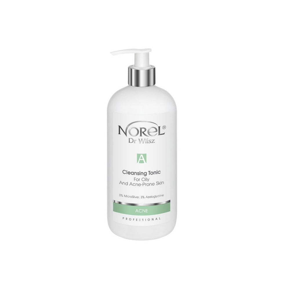 Тонік для жирної та схильної до акне шкіри Norel Acne Cleansing Tonic For Oily And Acne-Prone Skin 500 мл (0159)