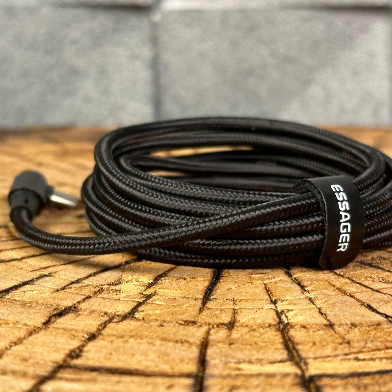 Кабель Type-C/Type-C для быстрой зарядки 100W 2 м Черный - фото 4