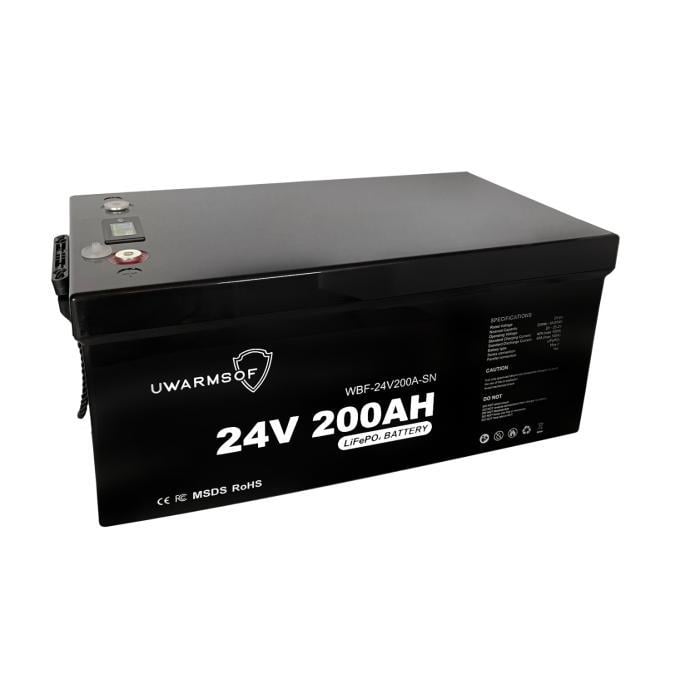 Аккумулятор LiFePo4 UWarmSof 24V 200Ah BMS с LED экраном (22841718) - фото 3