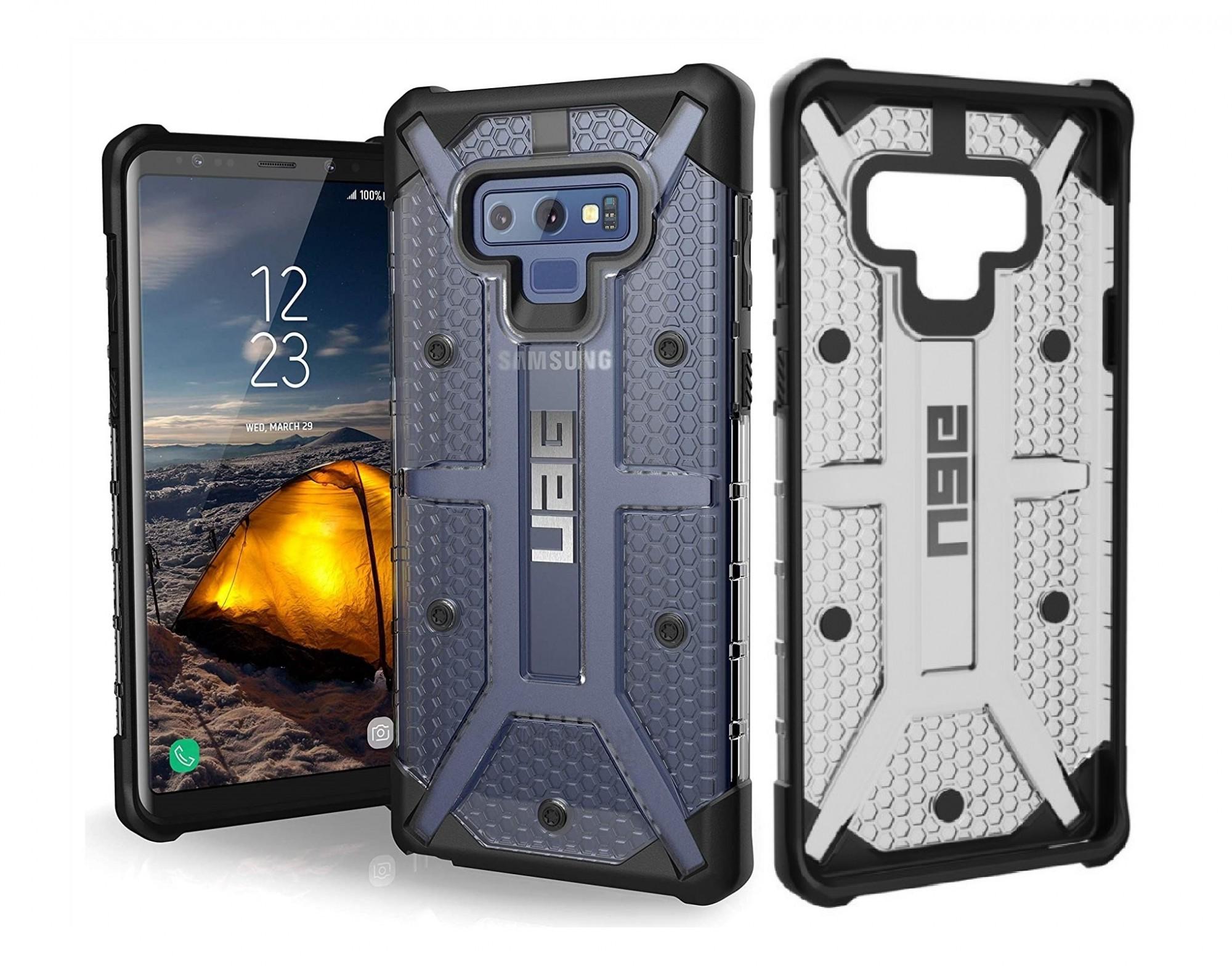 Чехол прозрачный противоударный UAG Plasma для Samsung Galaxy Note 9 Ash