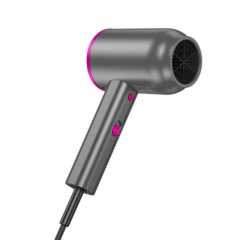 Фен для волос Hoco Hot and cold air hair dryer HP13 1600 Вт Серый/Розовый (609727)