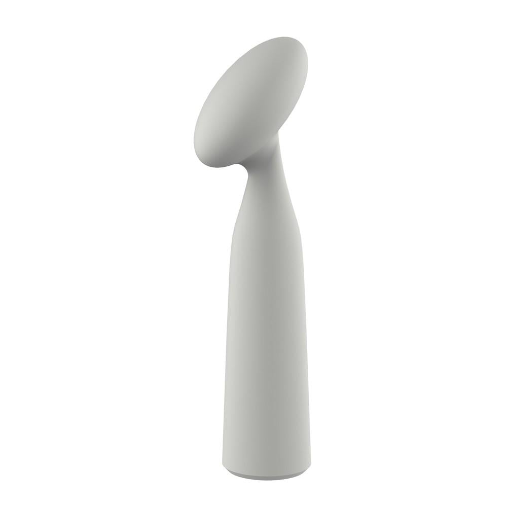Вибратор точечный в форме мини-микрофона NUDE LUNA 16,2 см Серый (N22157)