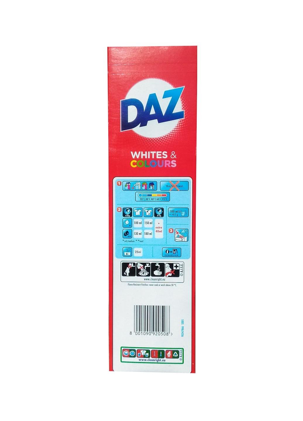 Стиральный порошок для всех типов тканей DAZ Whites&Colours 2,6 кг (12390780) - фото 3