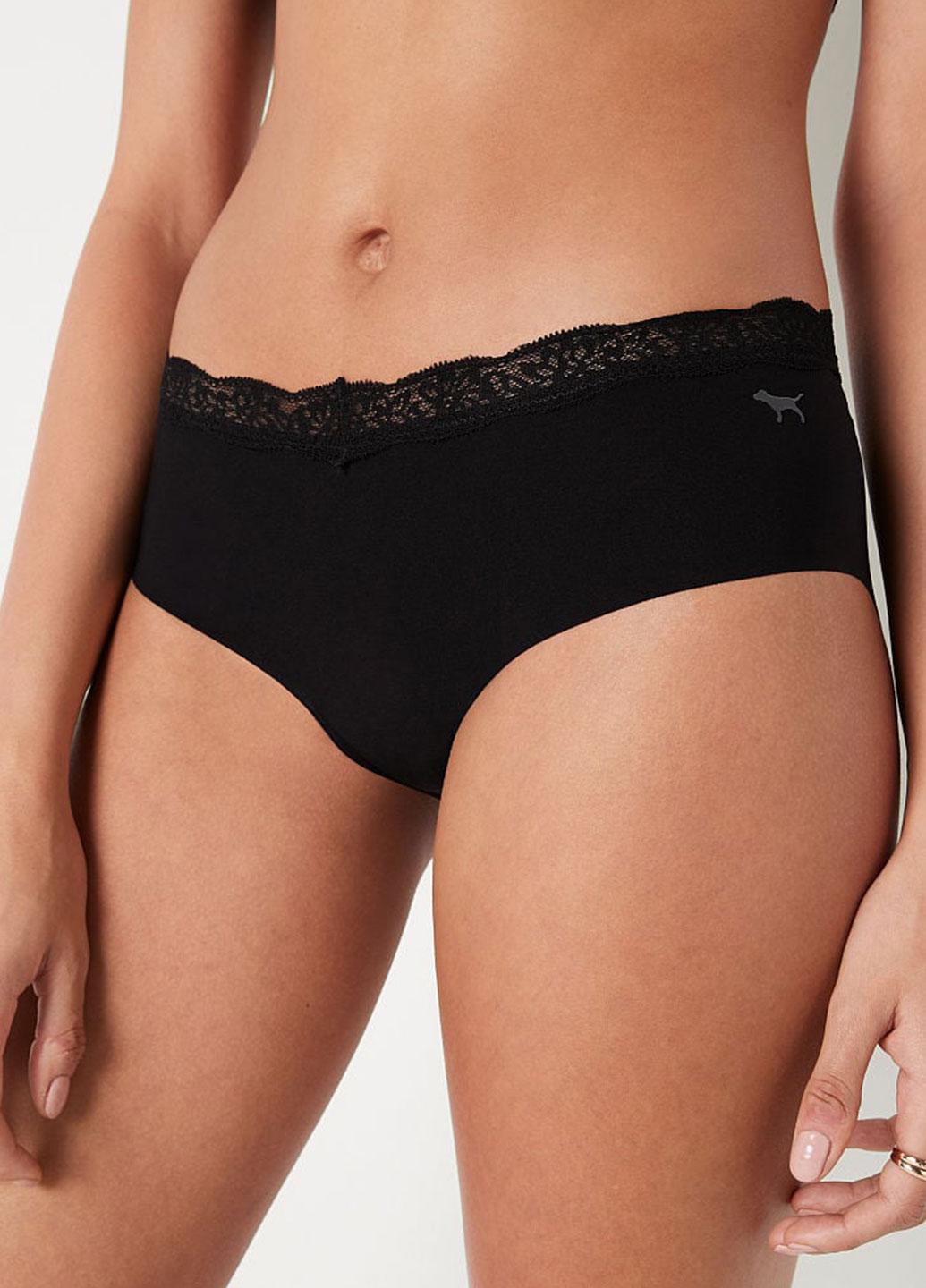 Женские трусы Victoria's Secret 7040000300644QB4XL XL Черный