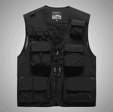 Жилет JP для охоты/рыбалки/туристов/фотографов 2XL Черный (01843)