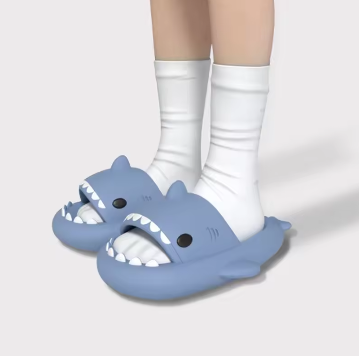 Шлепанцы Акулы р. 36/37 24 см Синий (ТАС111) - фото 2 Шлепанцы Акулы р. 36/37 24 см Синий (ТАС111) - фото 2