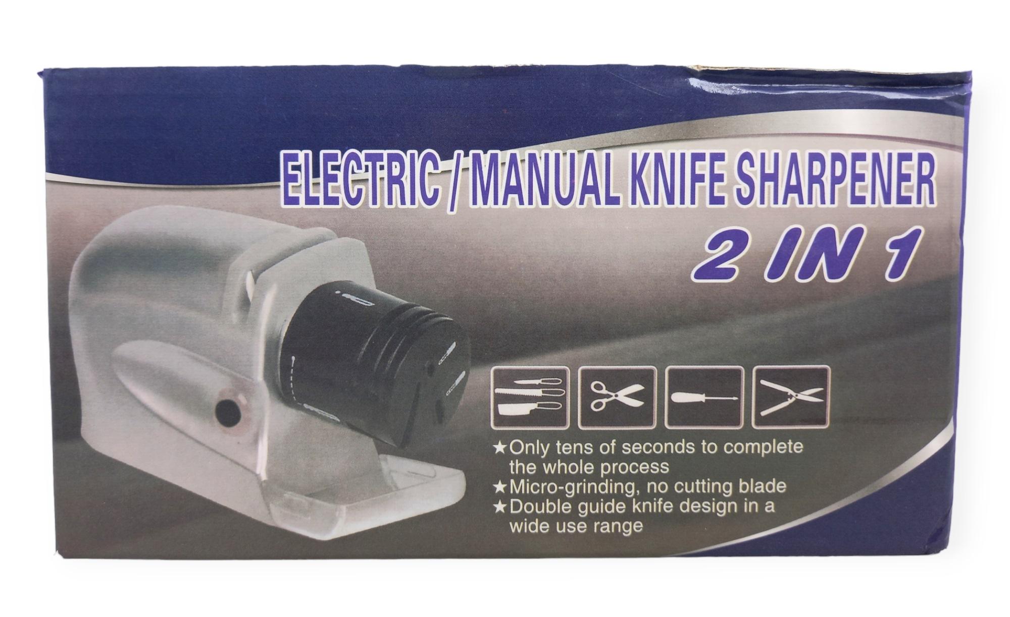 Точилка електрична для ножів/ножиць/викруток 2в1 з підставкою 6 напрямних - фото 8 Точилка електрична для ножів/ножиць/викруток 2в1 з підставкою 6 напрямних - фото 8