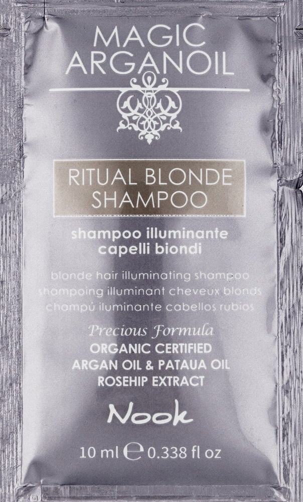 Шампунь Nook Cosmetics RITUAL BLONDE для сяйва світлого волосся 10 мл (7687)