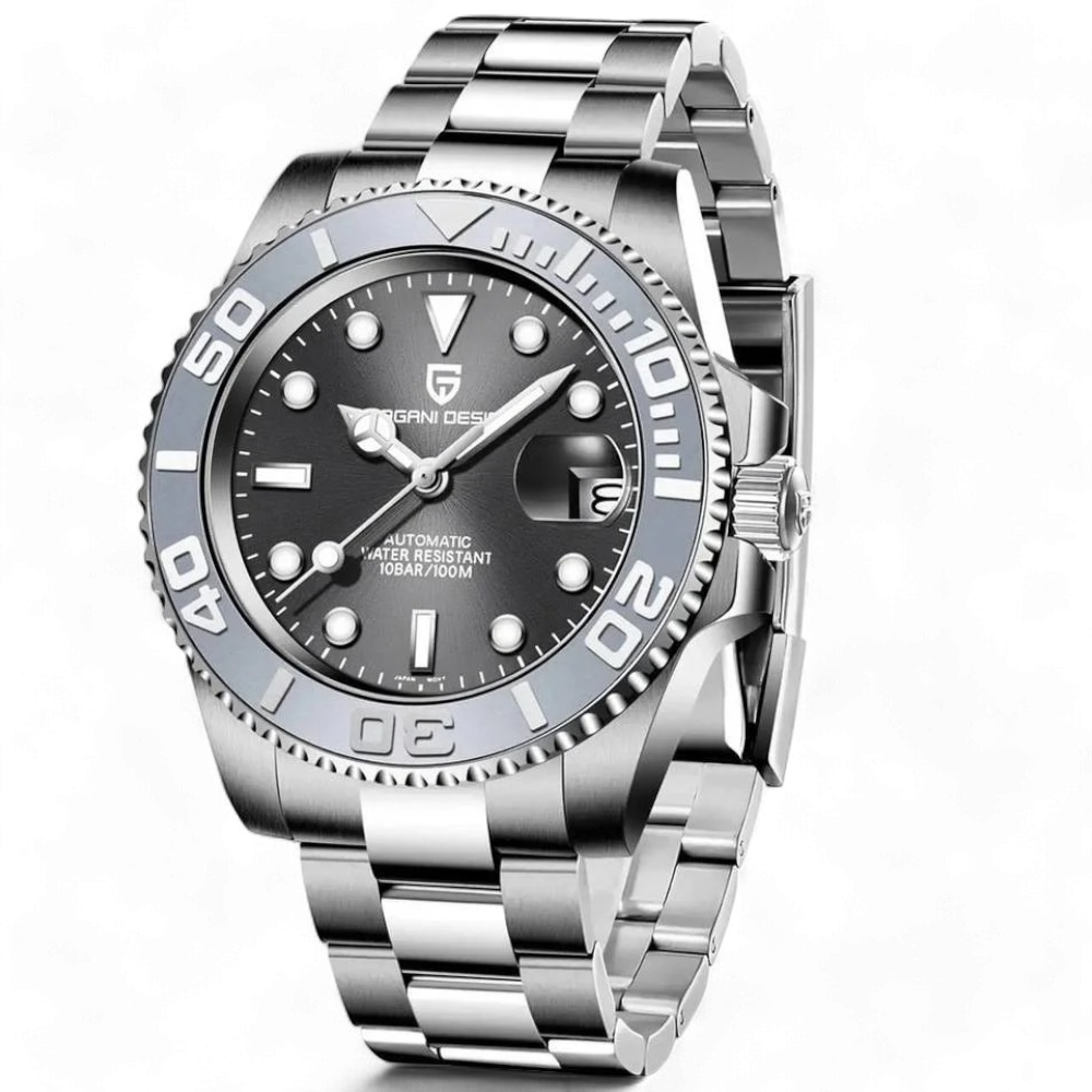 Годинник механічний Pagani Design PD-1651 водонепроникний з автопідзаводом Silver/Black (22818248) Годинник механічний Pagani Design PD-1651 водонепроникний з автопідзаводом Silver/Black (22818248)