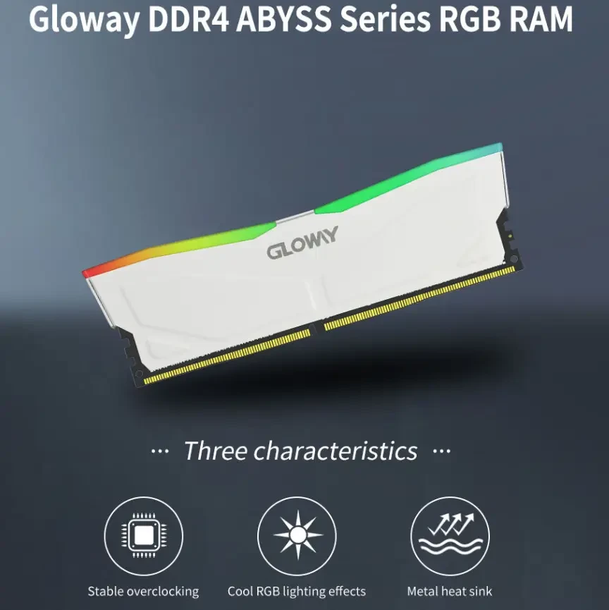 Оперативна пам'ять Gloway ABYSS 16 Gb (2x8GB) DDR4 3200 MHz RGB - фото 7