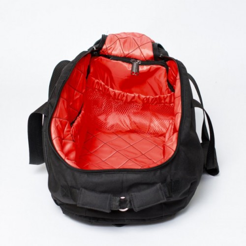 Сумка-рюкзак MAD Infinity Черная на красной подкладке (40 л) - фото 3 Сумка-рюкзак MAD Infinity Черная на красной подкладке (40 л) - фото 3