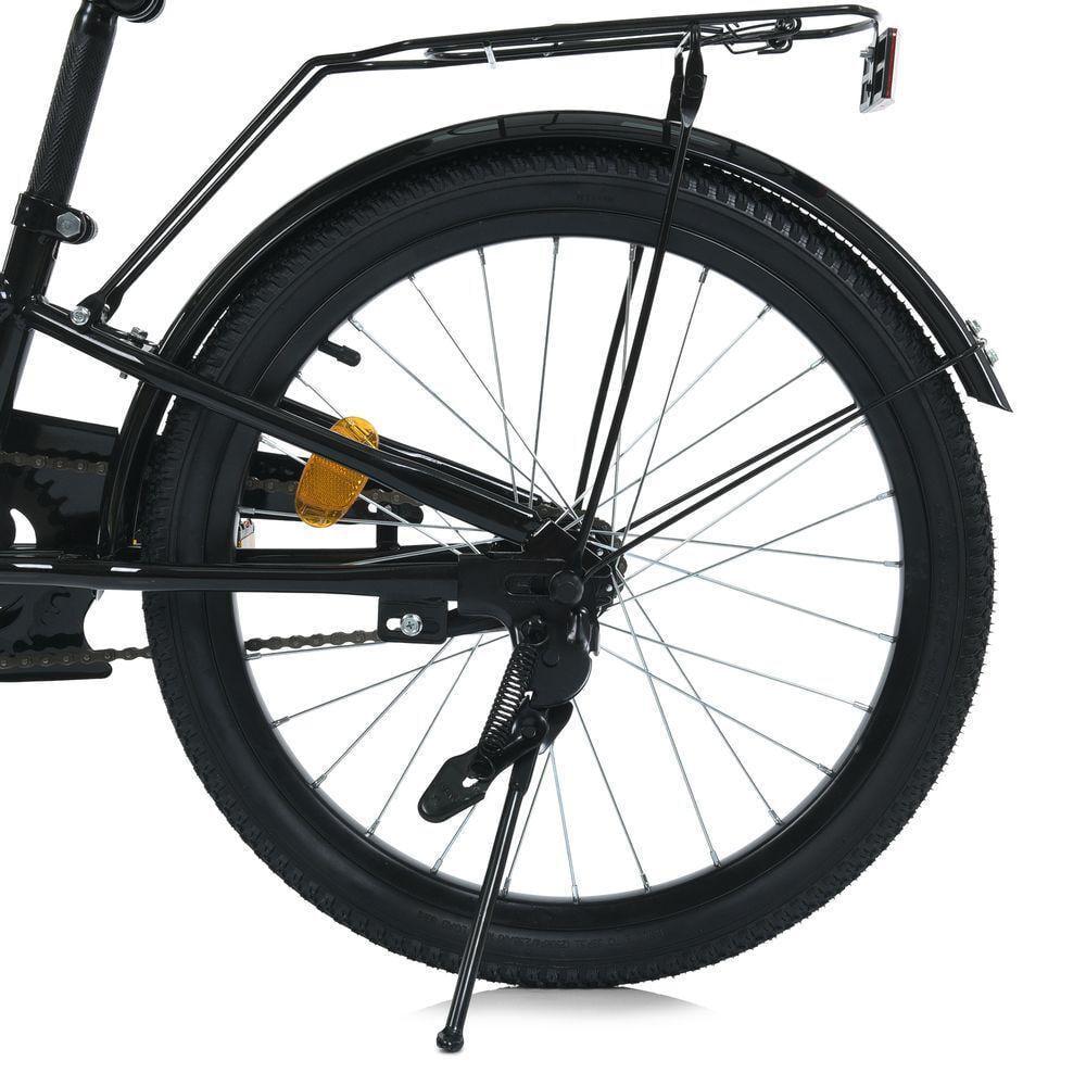 Дитячий велосипед PROF1 Prime 20" з багажником Чорно-салатовий - фото 5 Дитячий велосипед PROF1 Prime 20" з багажником Чорно-салатовий - фото 5