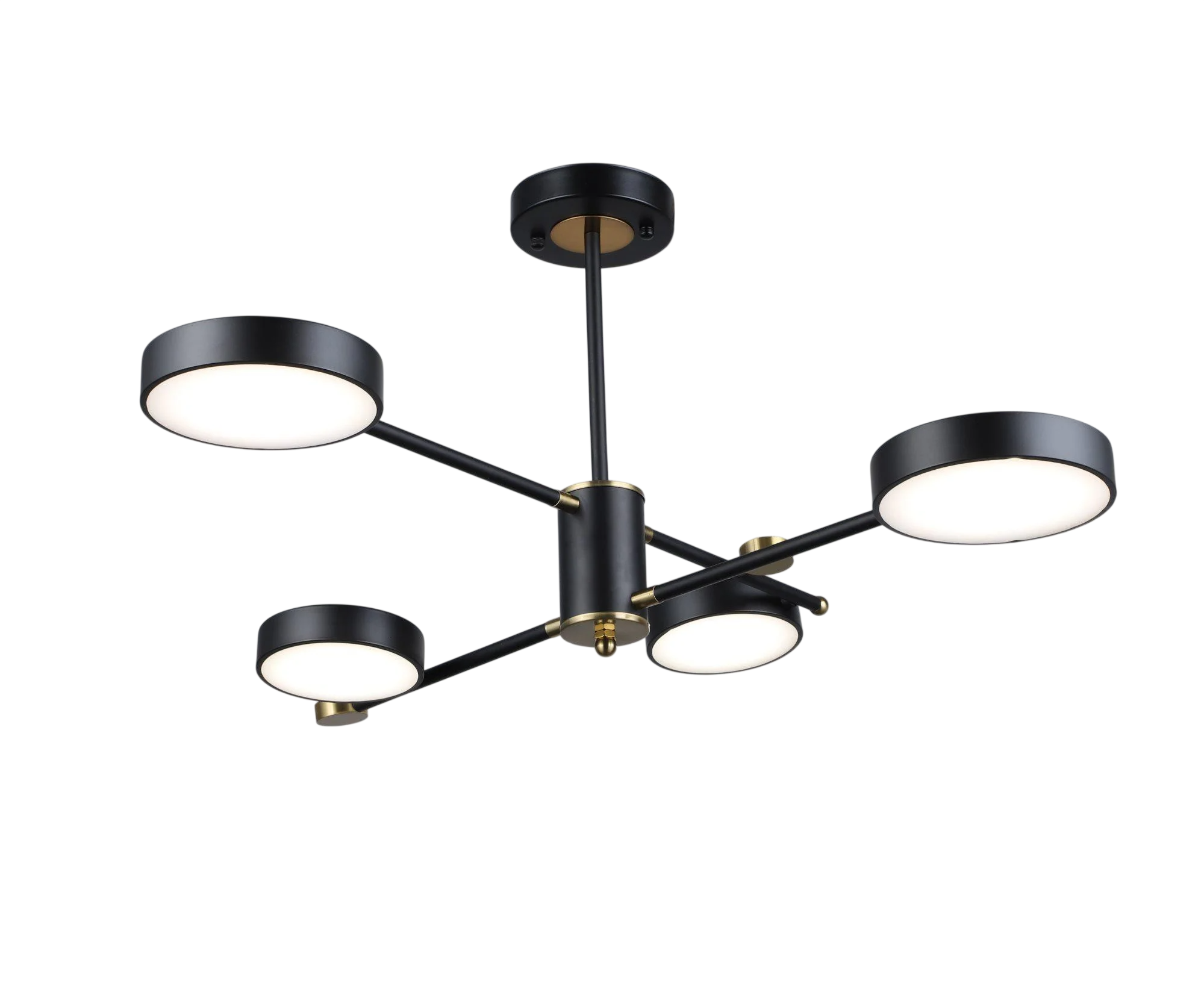 Люстар светодиодный Sirius акриловый B YH1124/4 BK+COP