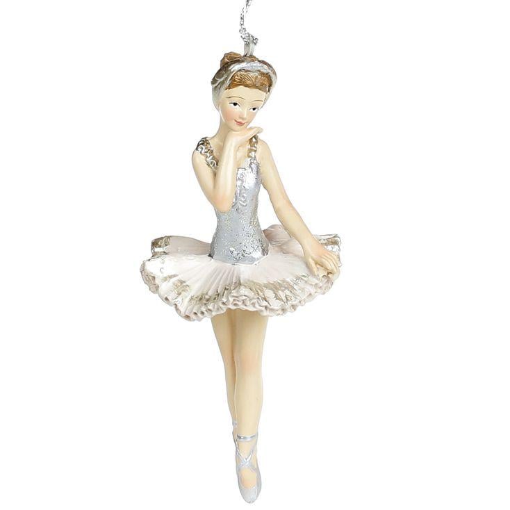 Декоративна підвіска Bonadi Балерина Дизайн 1 11 см Шампань (707-851)
