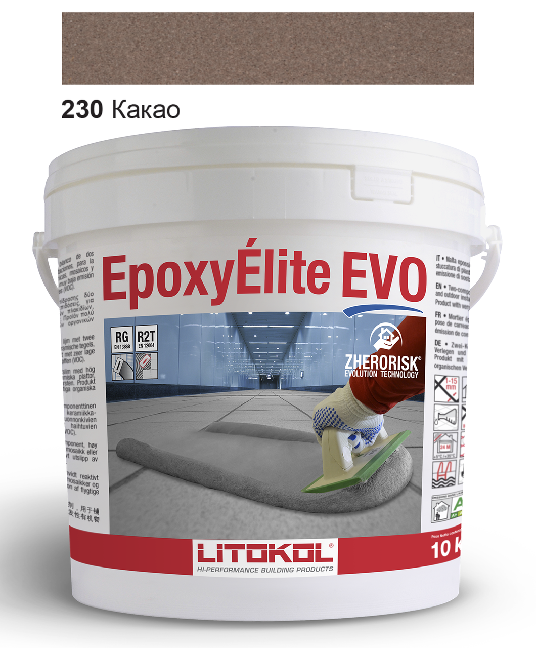 ᐉ Эпоксидная затирка Litokol Epoxyelite EVO двухкомпонентная 10 кг 230 ...
