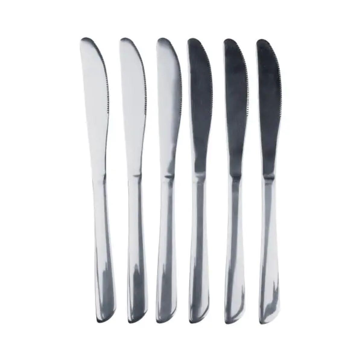 Набор столовых ножей гальваническое покрытие 6 шт. (HP704)