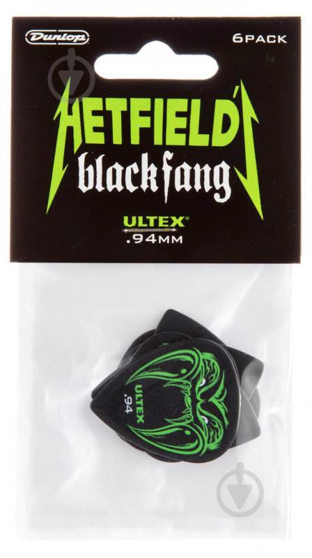 Медіатори Dunlop PH112P.94 Hetfield's Black Fang Player's Pack 0.94 mm (6 шт.)