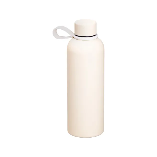 Термобутылка для напитков YIWU из нержавеющей стали 500 мл Бежевый (147-107-HP-14-53BE)