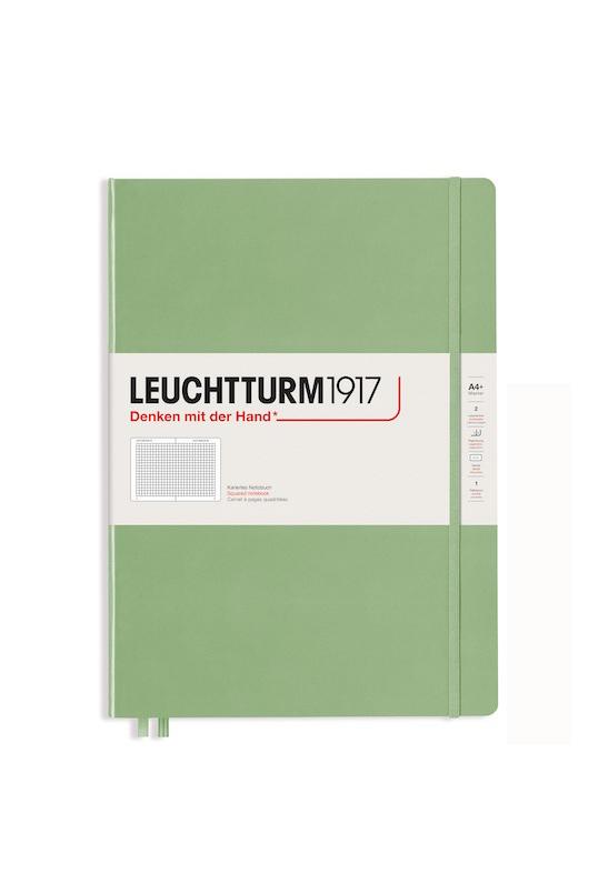 Блокнот Leuchtturm1917 Muted Colours Master Slim A4+ клетка Sage (363919) Блокнот Leuchtturm1917 Muted Colours Master Slim A4+ клетка Sage (363919)