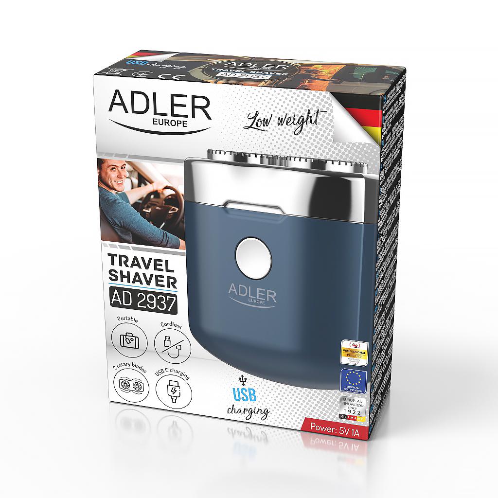 Бритва дорожня Adler на 2 головки з USB (AD2937) - фото 7