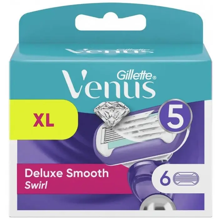 Сменные картриджи Gillette Venus Swirl Deluxe Smooth 6 шт.