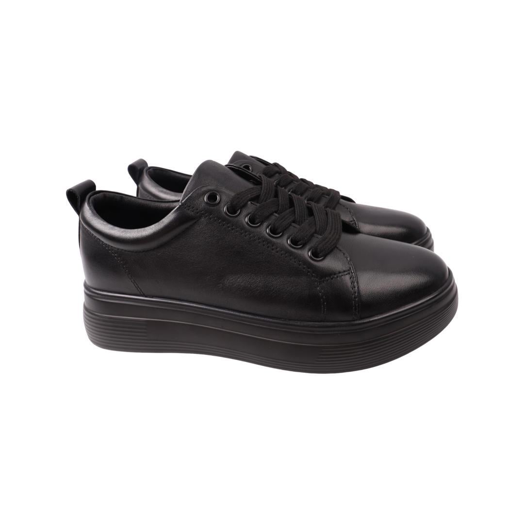 Кеды женские Farinni из кожи Черный (171-21DTC 40)