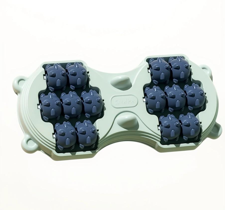Масажер для ніг та стоп Foot Massager з магнітними роликами Сірий (29548741)