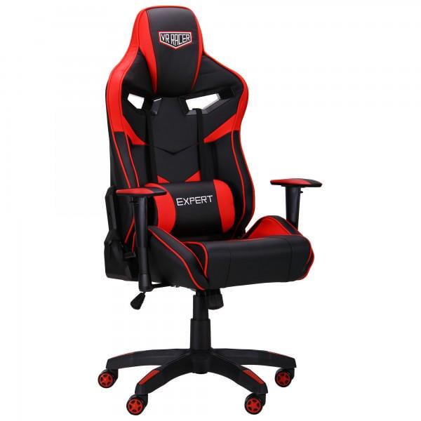 Кресло геймерское AMF Holding VR Racer Expert Winner 1250+80х700х680 Черный/Красный
