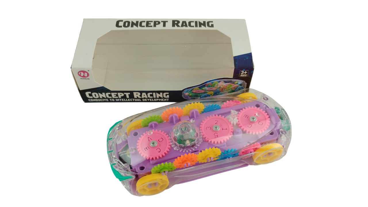 Машинка со светомузыкой Прозрачный (000035)