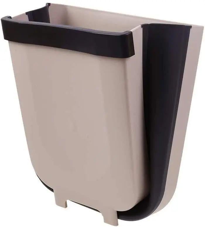 Відро для сміття Foldable Hanging Garbage Bin з гачками для підвісу з силіконовою вставкою 8 л 21,5х14 см (31870692)