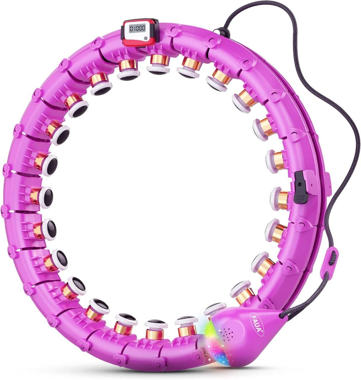 Фитнес-хулахуп умный Furado регулируемый для похудения с массажным регулятором