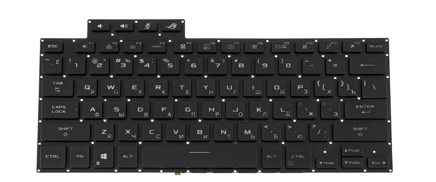 Клавиатура для ноутбука Asus GC31R с подсветкой клавиш (0KNR0-2619RU00)