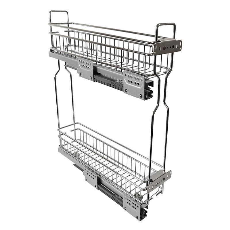 Карго SPARK 3D левое на скрытых направляющих 150 мм Хром (010907) - фото 5 Карго SPARK 3D левое на скрытых направляющих 150 мм Хром (010907) - фото 5