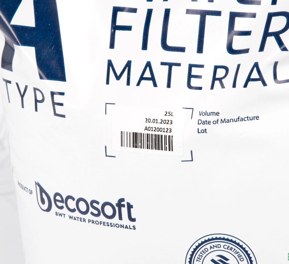 Фильтрующая засыпка комплексной очистки воды Ecomix А 25 л (2500) - фото 3