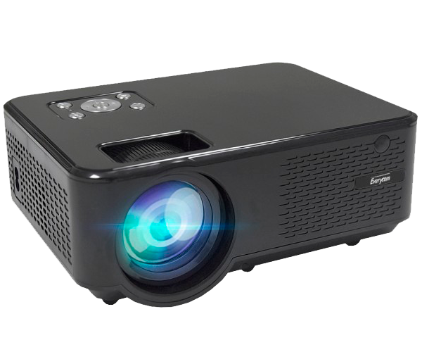 Проектор портативный Panoplus XIB на Android 3000 lm Bluetooth и Wi-Fi с подключением к iOS и Android + аэромышь (M8W_4999)